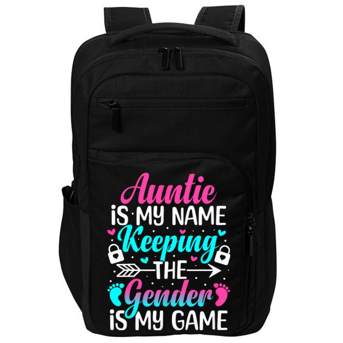 Gender Reveal Auntie Design For A Keeper Of The Gender Aunt Impact Tech Backpack