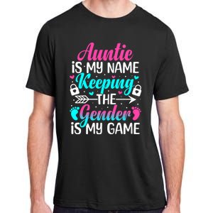 Gender Reveal Auntie Design For A Keeper Of The Gender Aunt Adult ChromaSoft Performance T-Shirt