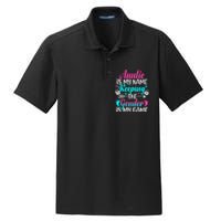 Gender Reveal Auntie Design For A Keeper Of The Gender Aunt Dry Zone Grid Polo