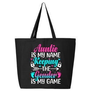 Gender Reveal Auntie Design For A Keeper Of The Gender Aunt 25L Jumbo Tote