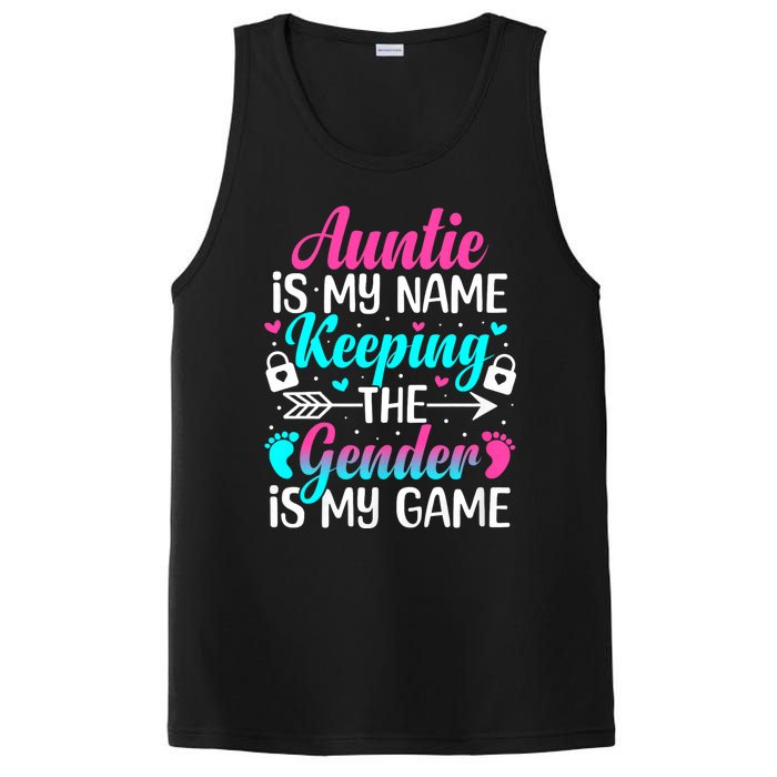 Gender Reveal Auntie Design For A Keeper Of The Gender Aunt PosiCharge Competitor Tank