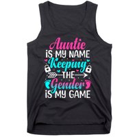 Gender Reveal Auntie Design For A Keeper Of The Gender Aunt Tank Top