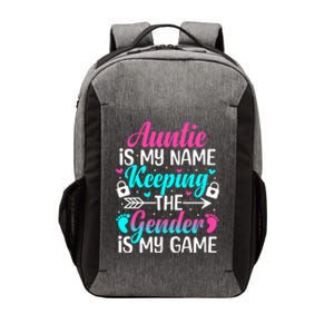 Gender Reveal Auntie Design For A Keeper Of The Gender Aunt Vector Backpack