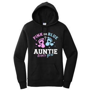 Gender reveal auntie aunt Women's Pullover Hoodie