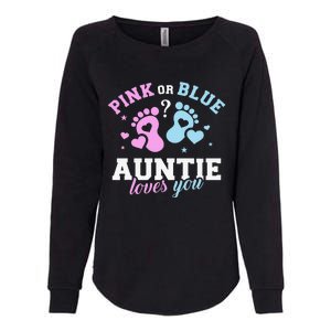 Gender reveal auntie aunt Womens California Wash Sweatshirt