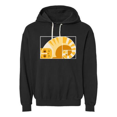 Golden Ratio Architecture Funny Cat Loving Architect Garment-Dyed Fleece Hoodie