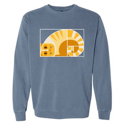 Golden Ratio Architecture Funny Cat Loving Architect Garment-Dyed Sweatshirt