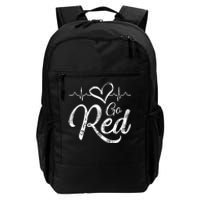 Go Red American Heart Health Month Awareness In February Daily Commute Backpack