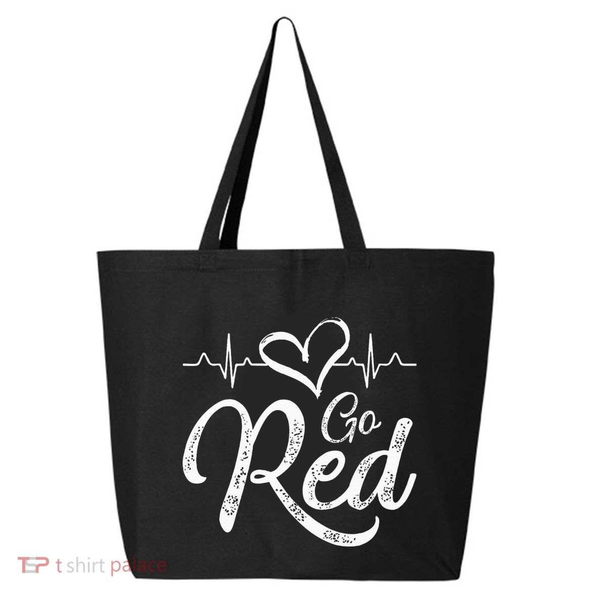 Go Red American Heart Health Month Awareness In February 25L Jumbo Tote