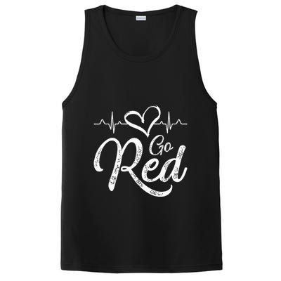 Go Red American Heart Health Month Awareness In February PosiCharge Competitor Tank
