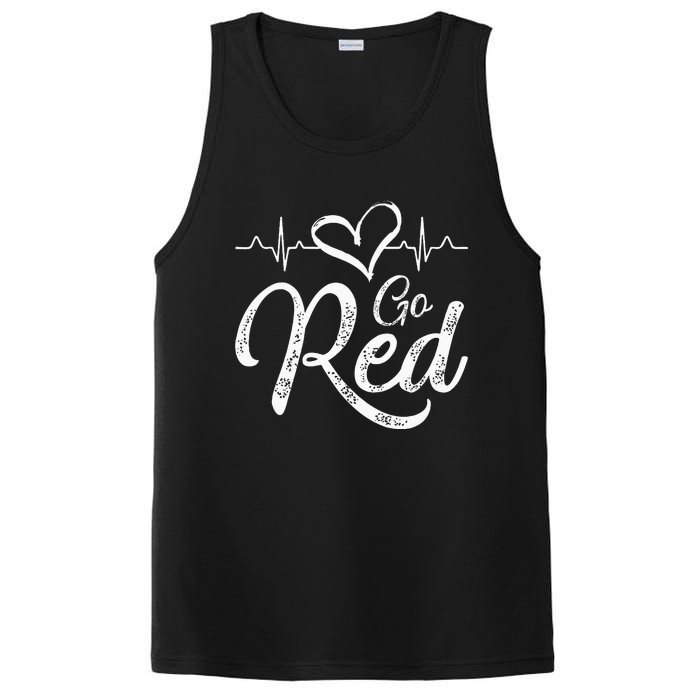 Go Red American Heart Health Month Awareness In February PosiCharge Competitor Tank