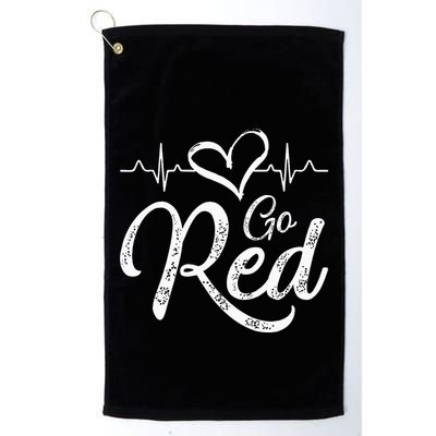Go Red American Heart Health Month Awareness In February Golf Towel