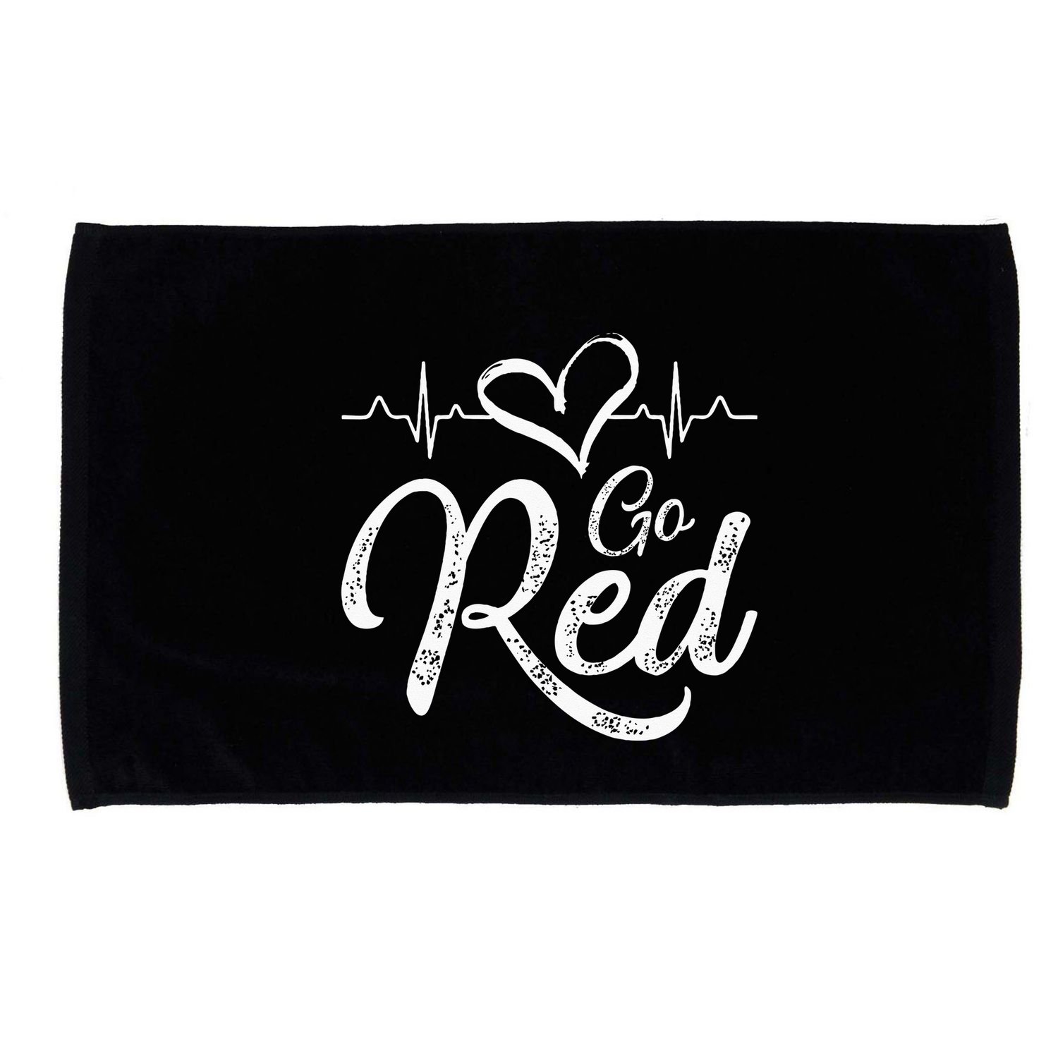 Go Red American Heart Health Month Awareness In February Microfiber Hand Towel