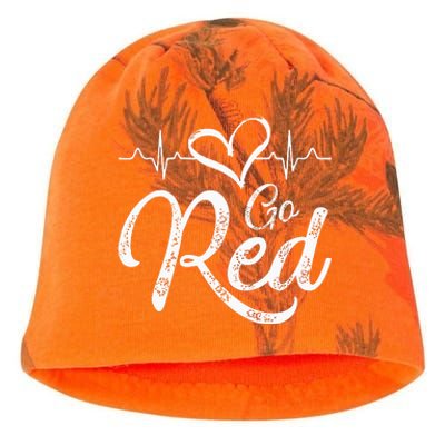 Go Red American Heart Health Month Awareness In February Kati - Camo Knit Beanie