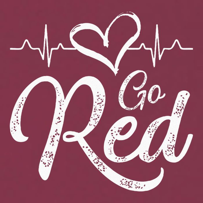 Go Red American Heart Health Month Awareness In February 16oz Travel Tumbler
