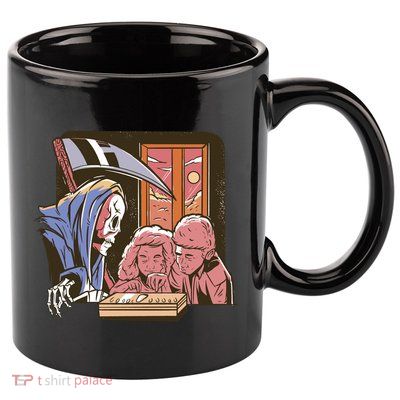 Grim Reaper And Children Horror 11oz C Handle Ceramic Mug