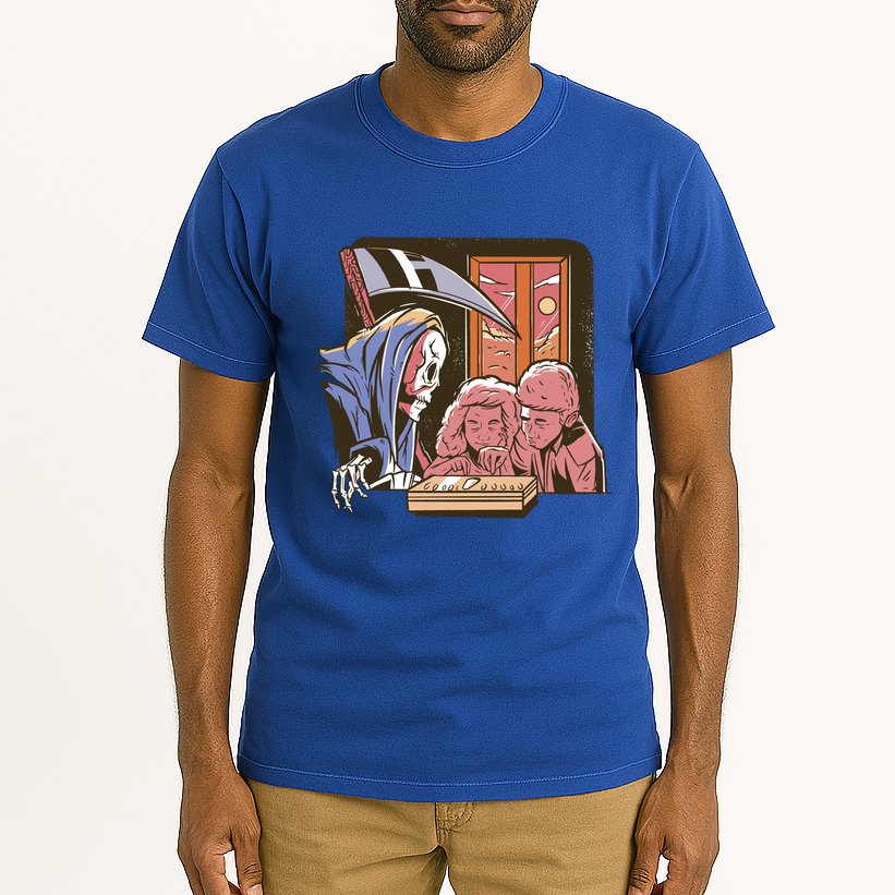 Grim Reaper And Children Horror Tall T-Shirt