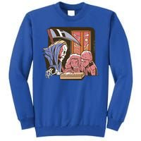 Grim Reaper And Children Horror Tall Sweatshirt