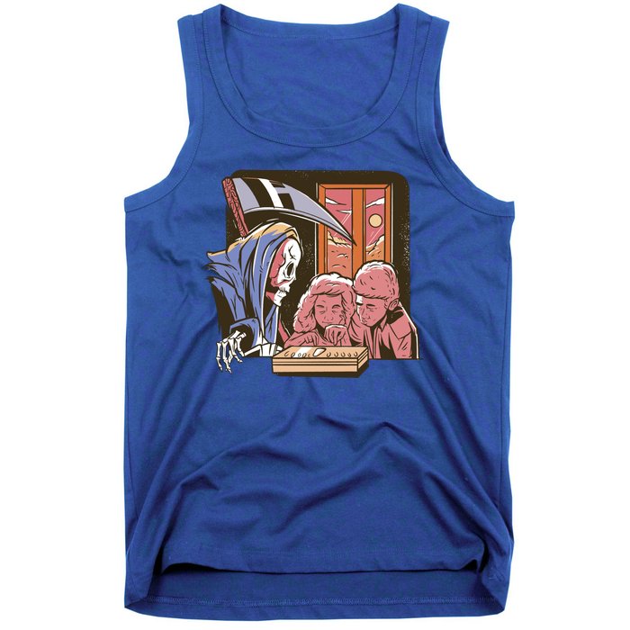 Grim Reaper And Children Horror Tank Top