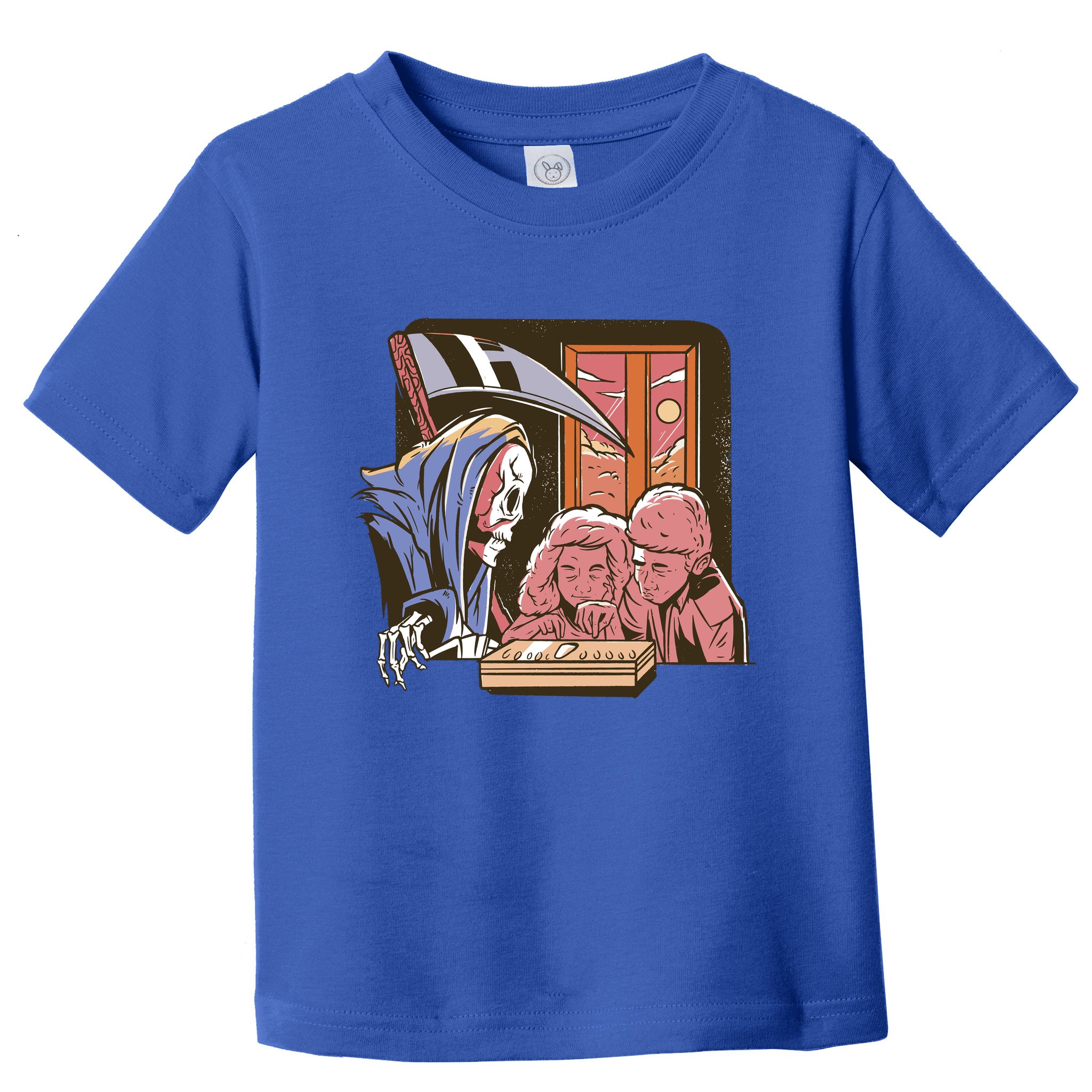 Grim Reaper And Children Horror Toddler T-Shirt