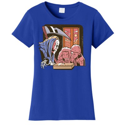 Grim Reaper And Children Horror Women's T-Shirt