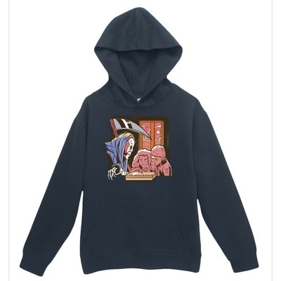 Grim Reaper And Children Horror Urban Pullover Hoodie