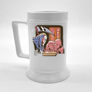 Grim Reaper And Children Horror Beer Stein