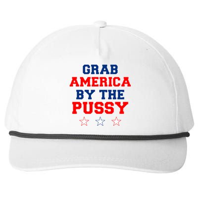 Grab America By The Pussy Donald Trump President Snapback Five-Panel Rope Hat