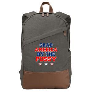 Grab America By The Pussy Donald Trump President Cotton Canvas Backpack