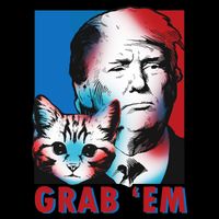 Grab 'Em Cat Funny Pro Trump Performance Shirt