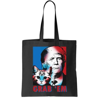 Grab 'Em Cat Funny Pro Trump Bag