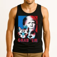 Grab 'Em Cat Funny Pro Trump Tank Top