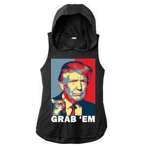 Grab 'Em Trump Ladies PosiCharge Tri-Blend Wicking Draft Hoodie Tank