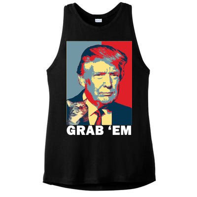 Grab 'Em Trump Ladies PosiCharge Tri-Blend Wicking Tank