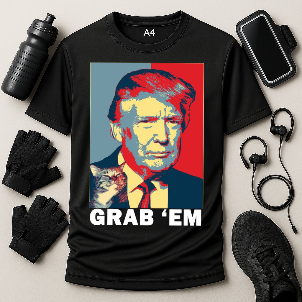 Grab 'Em Trump Cooling Performance Crew T-Shirt