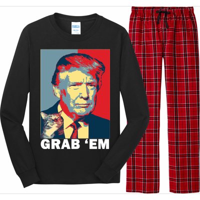 Grab 'Em Trump Long Sleeve Pajama Set