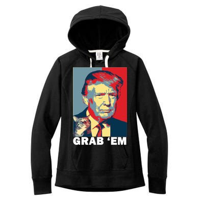 Grab 'Em Trump Women's Fleece Hoodie