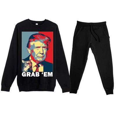 Grab 'Em Trump Premium Crewneck Sweatsuit Set