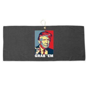 Grab 'Em Trump Large Microfiber Waffle Golf Towel