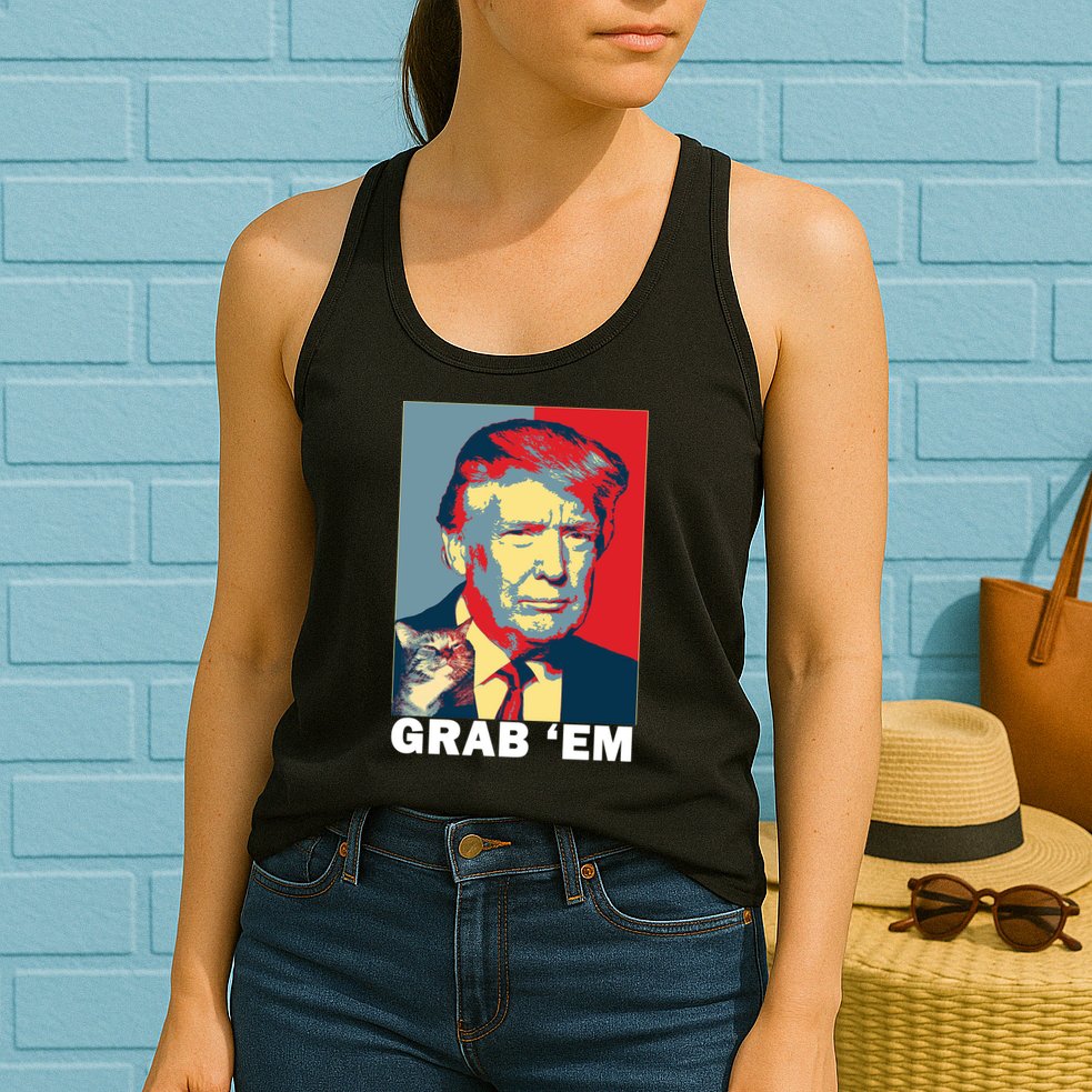 Grab 'Em Trump Womens Tank Top