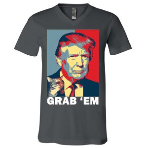 Grab 'Em Trump V-Neck T-Shirt