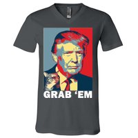 Grab 'Em Trump V-Neck T-Shirt