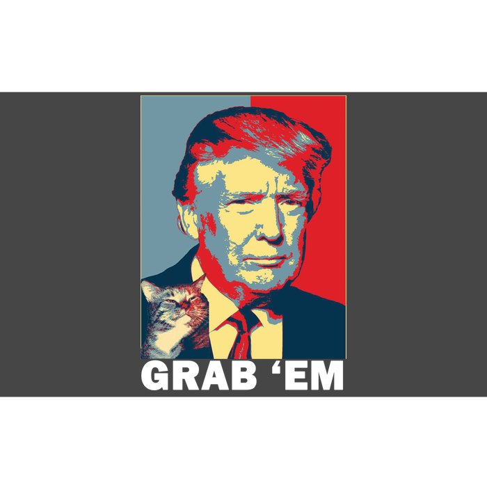 Grab 'Em Trump Bumper Sticker