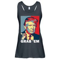 Grab 'Em Trump Ladies Essential Flowy Tank