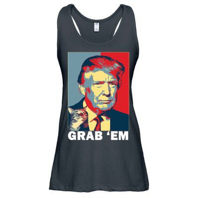 Grab 'Em Trump Ladies Essential Flowy Tank