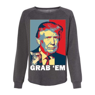 Grab 'Em Trump Womens California Wash Sweatshirt