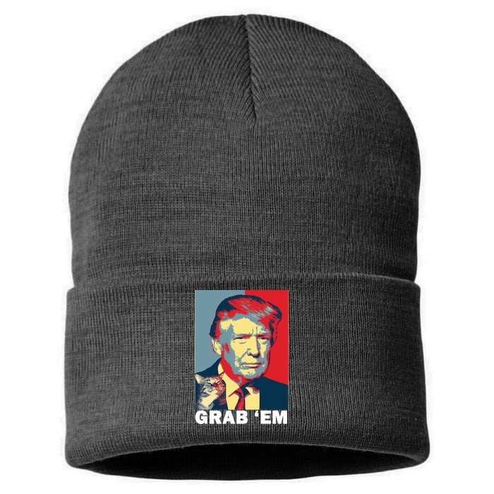 Grab 'Em Trump Sustainable Knit Beanie