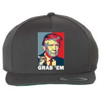 Grab 'Em Trump Wool Snapback Cap