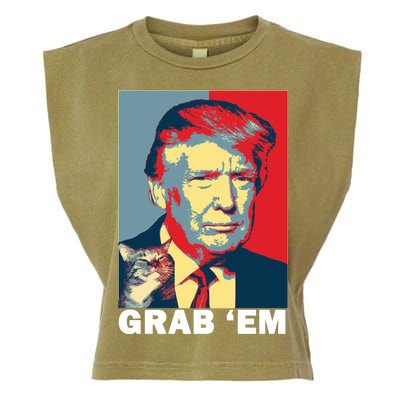 Grab 'Em Trump Garment-Dyed Women's Muscle Tee