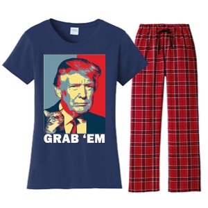 Grab 'Em Trump Women's Flannel Pajama Set